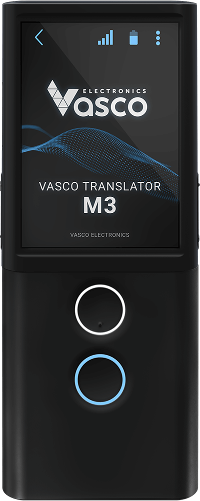 Okamžitý překladač textu Vasco Translator M3 v černé barvě
