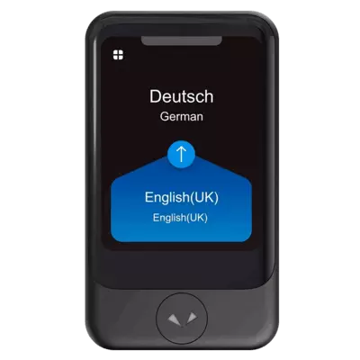 Pocketalk S translator - a handy translating device.